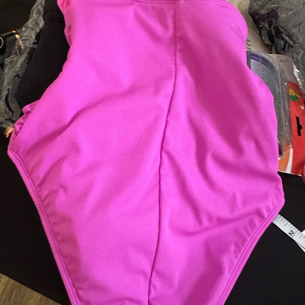 Shade & Shore Fuchsia Swimsuit - Picture 3 of 4